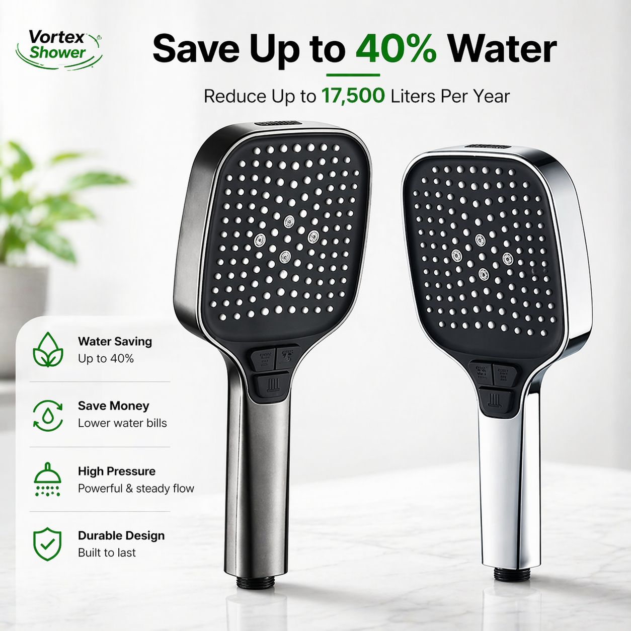 Shower Vortex WaterSave
