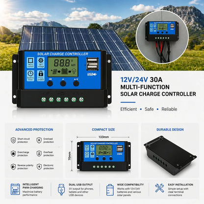 SolarMax 100 Kit Solar Battery Charger 12V