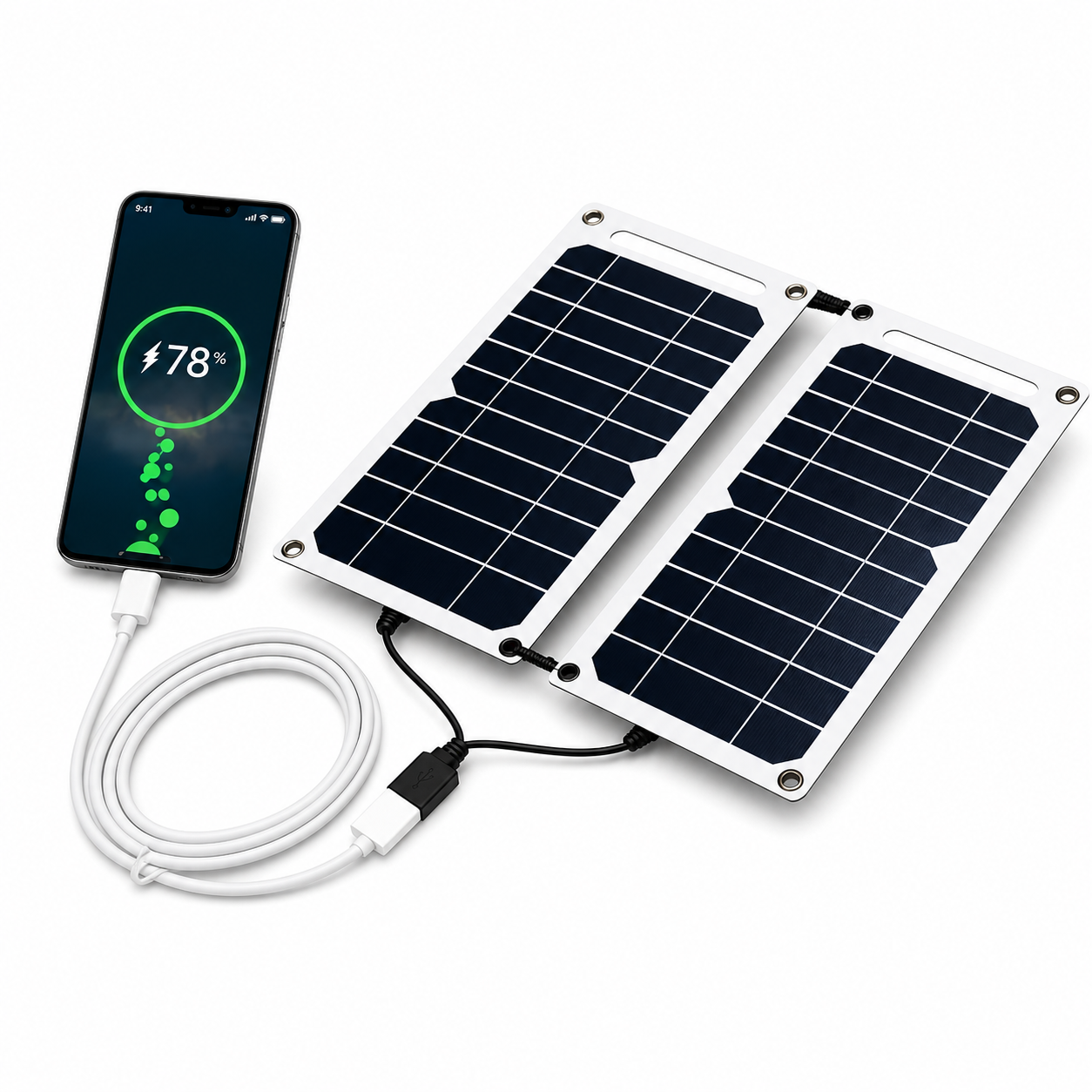 Portable Solar USB Charger